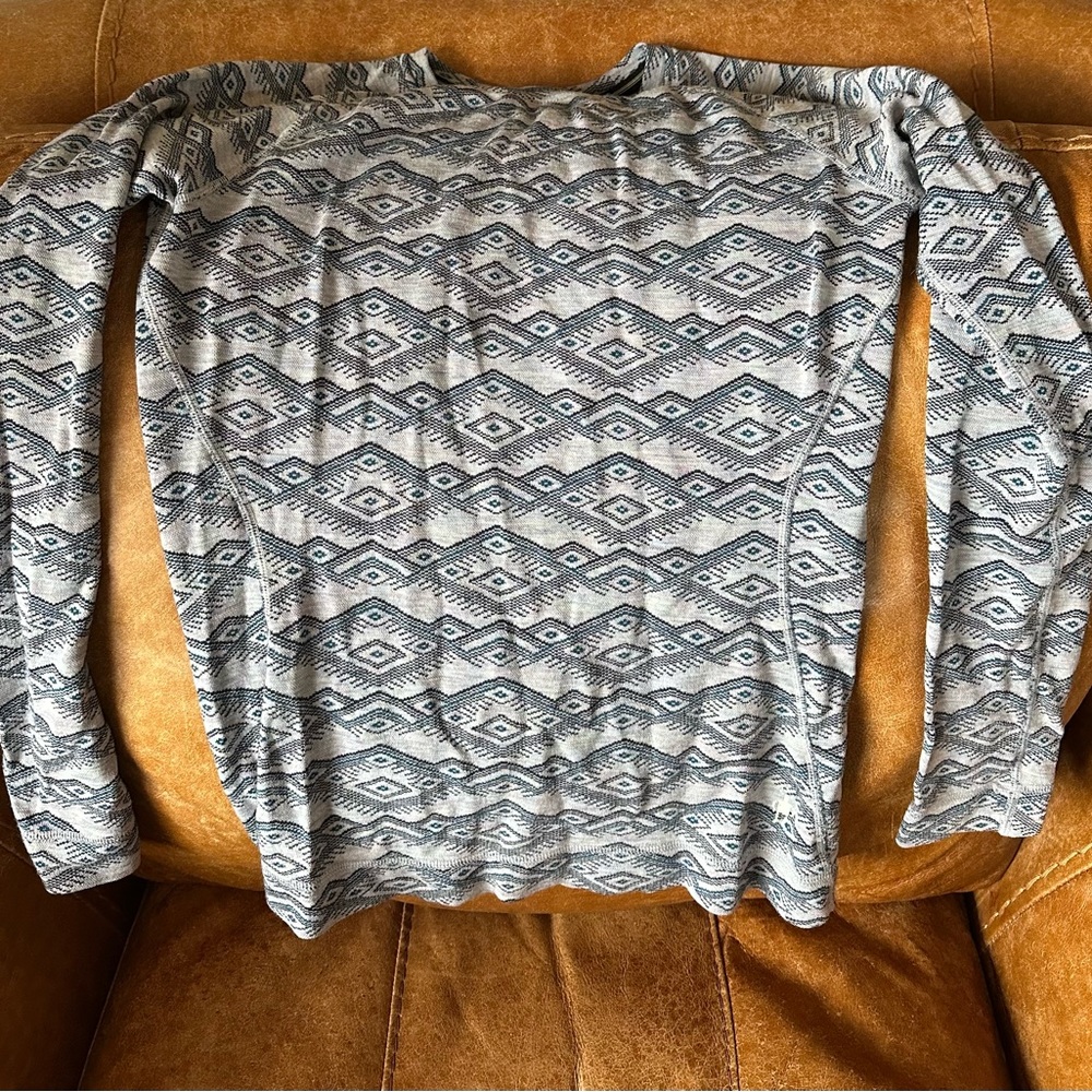 Smartwool Merino 250 Blue Knit Top